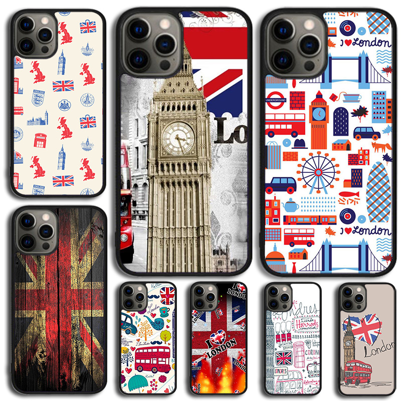 Phone Cases London - ロンドンバス イギリス ビッグベン iPhoneケース iPhone 17