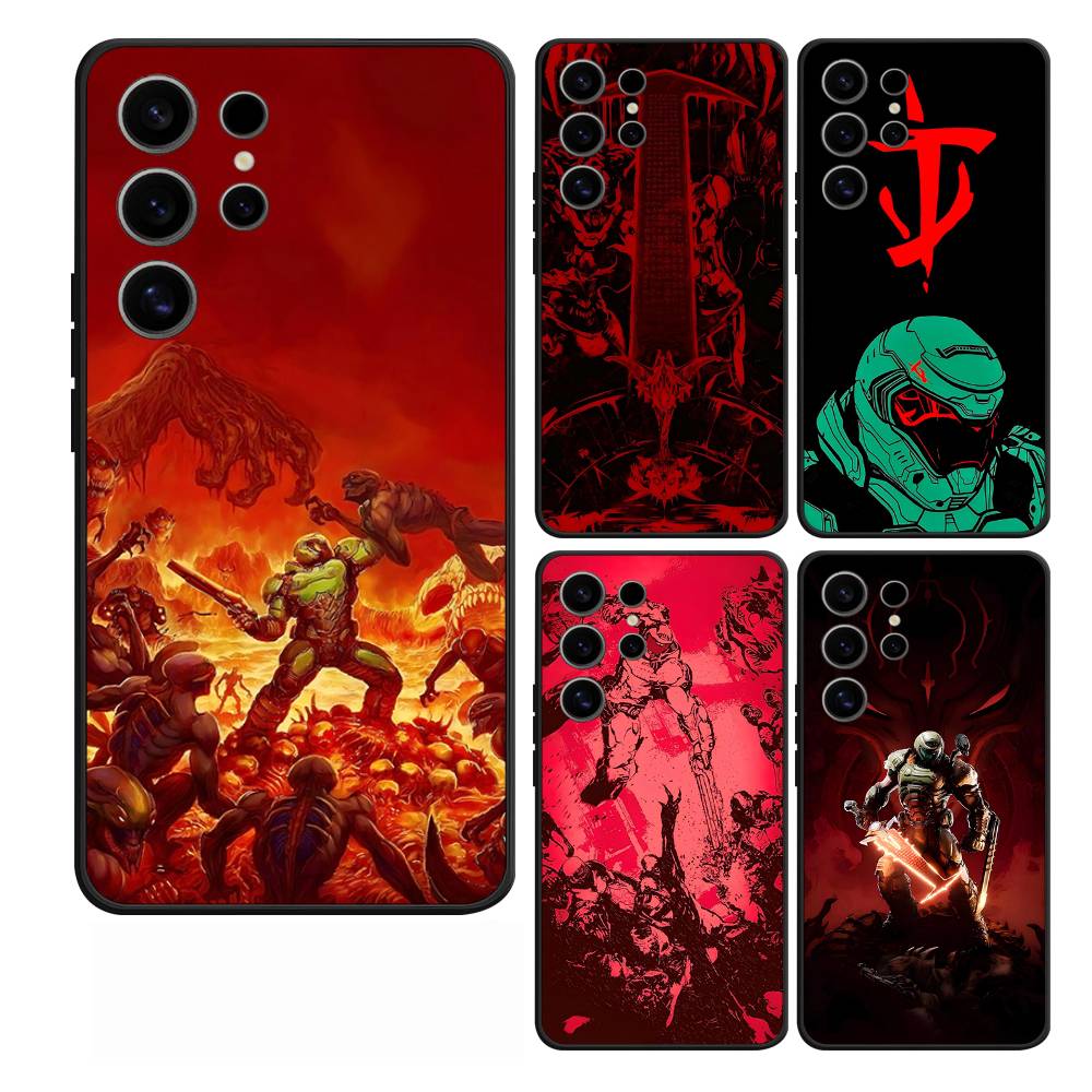 Phone Cases H&M - ゲーム「H-DOOM Eternal」デザインのSamsung Galaxy S25、S23、S22、S21、S30、S20、S10 Ultra Plus