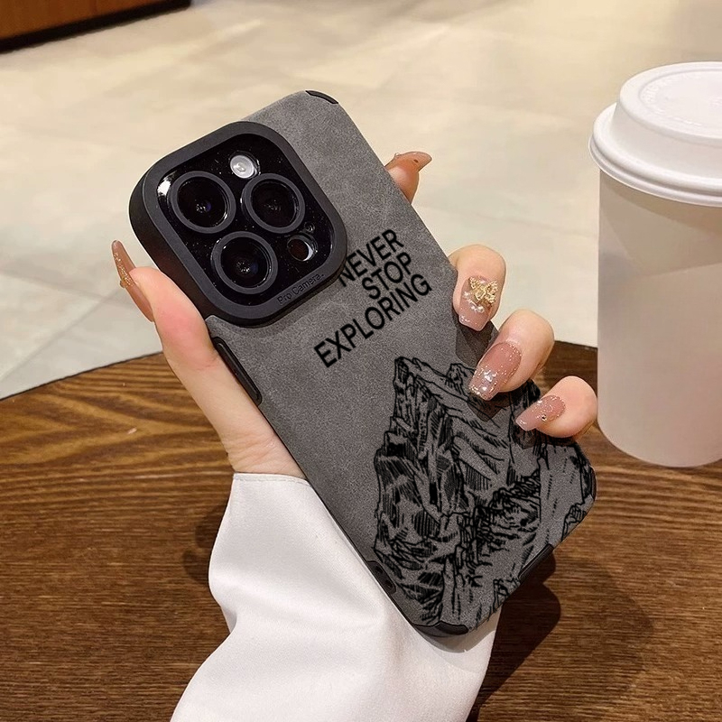 Phone Cases Xr Iphone - ファッショナブルな「Never Stop Exploring」デザインのiPhoneケース（iPhone 18 Pro Max、17、16、15、14、13、12、11、16