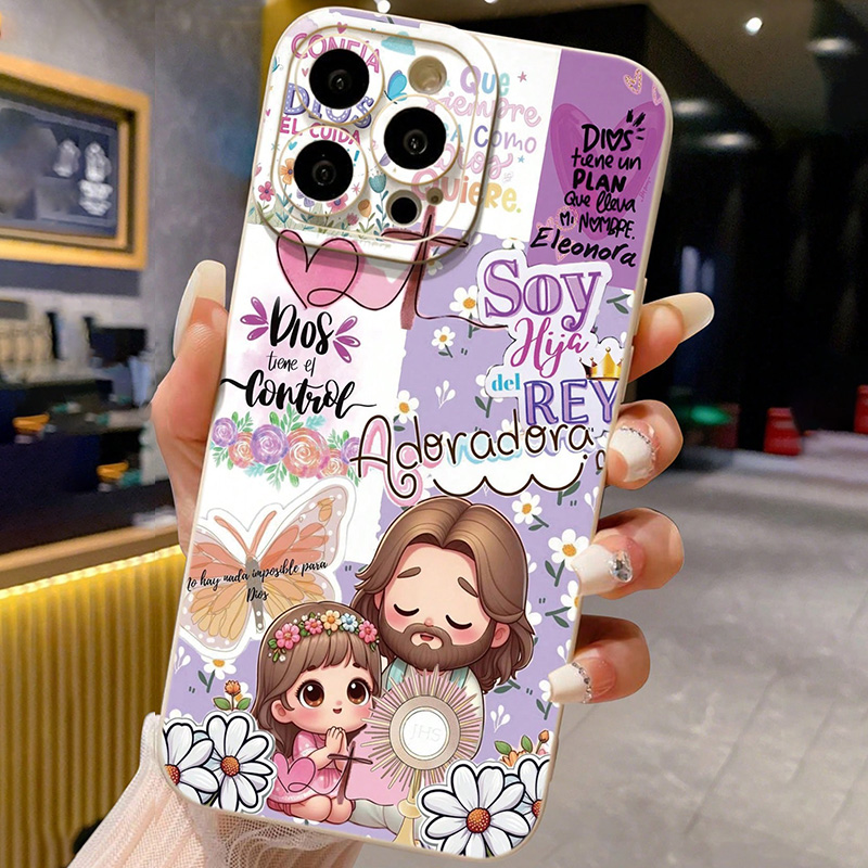 Phone Cases Xr Iphone - 宗教的なカラフルなペイントのイエス像TPUソフトフォンケース iPhone 17 Pro Max Air