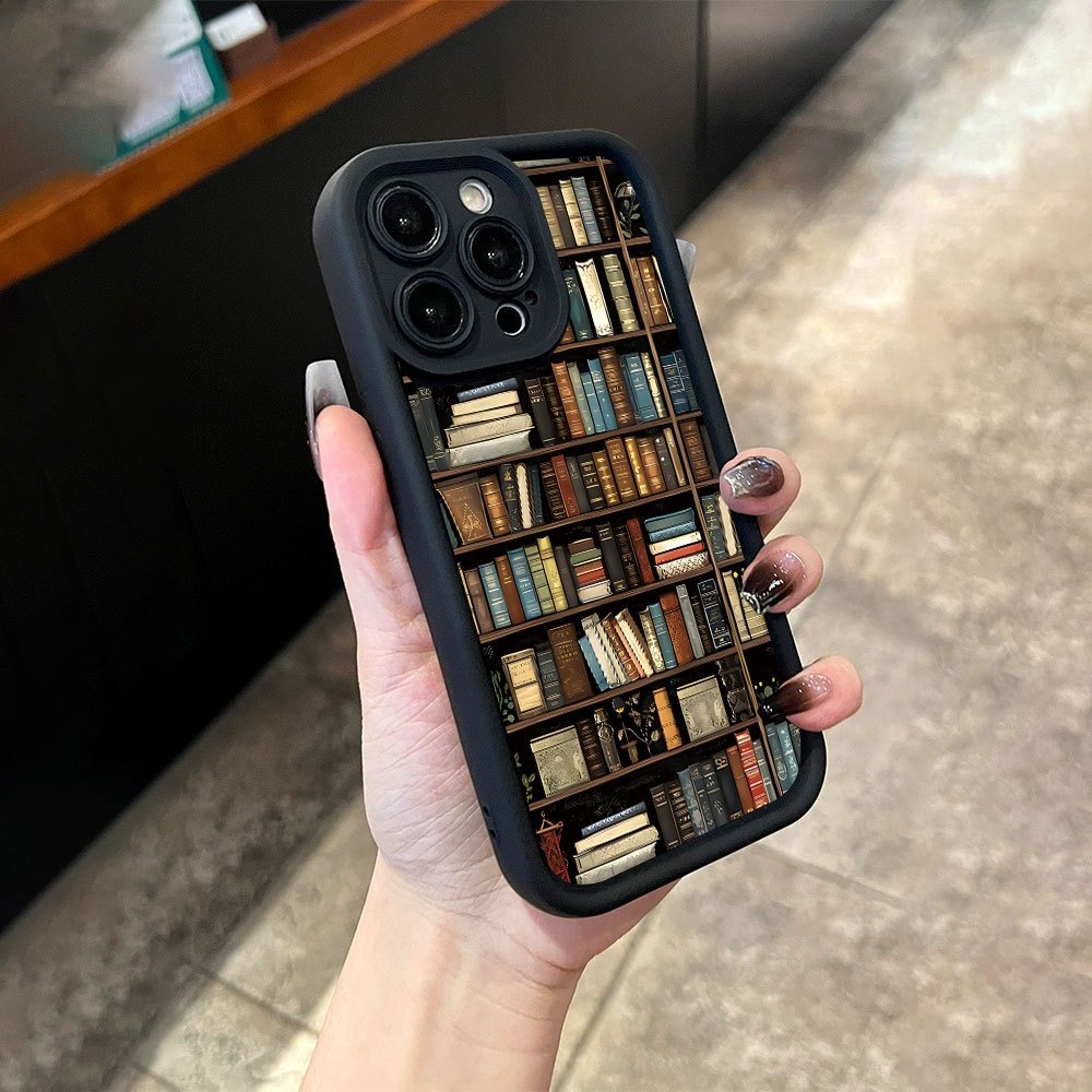 ブックシェルフ型クリエイティブパターンのiPhoneケース  - Phone Cases Xr Iphone のレビューと価格