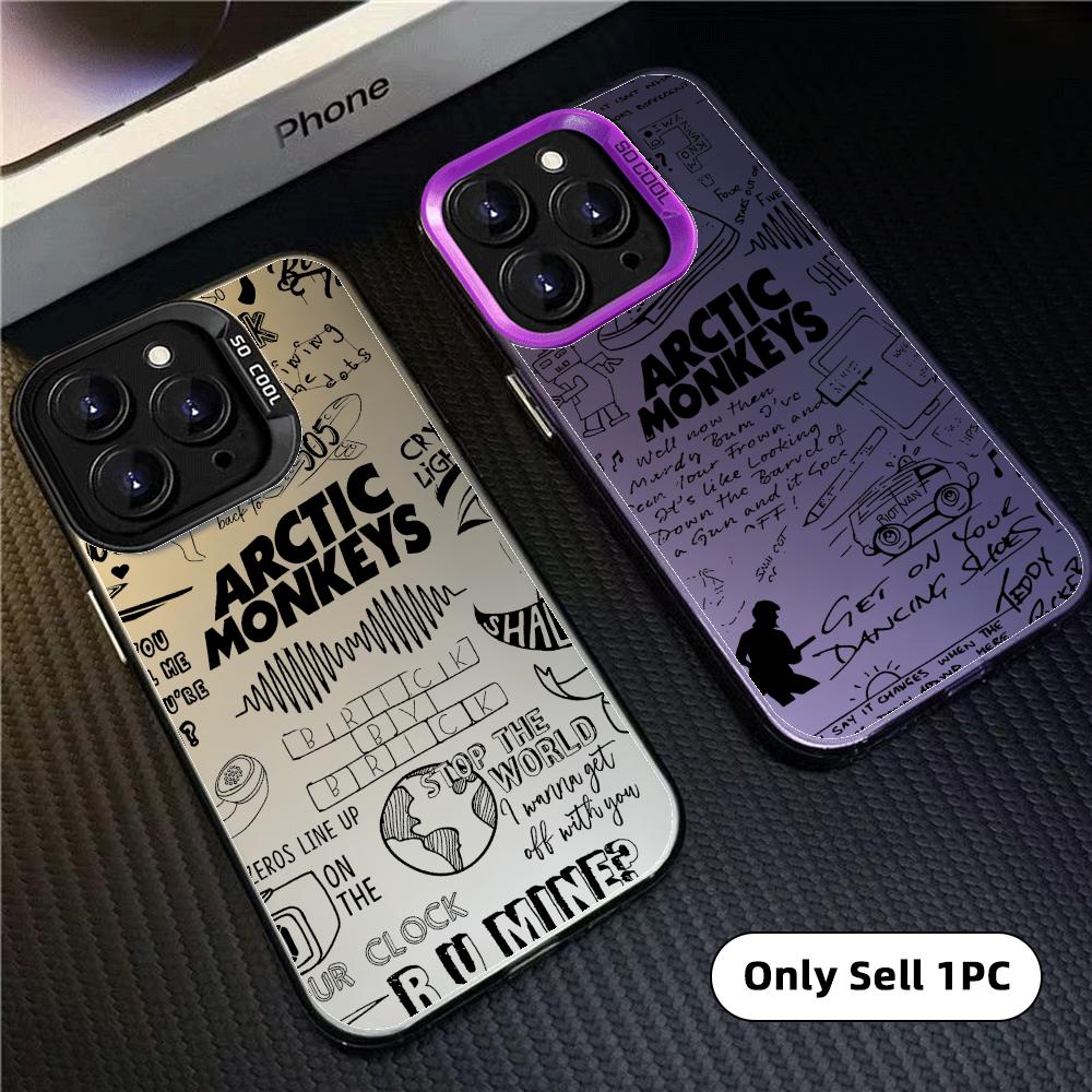 A-Arctic Monkeysのバンドロゴ入り、カラフルな - Phone Cases For Iphone 16 のレビューと価格