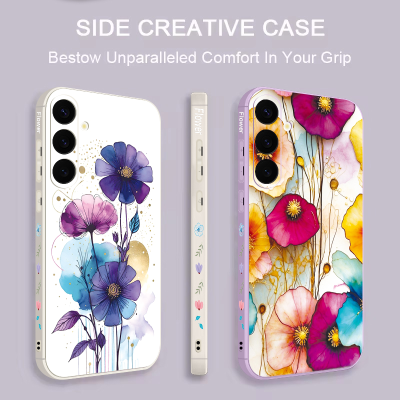 クリエイティブな花柄ランヤード付きスマホケース Samsun - Phone Cases Galaxy A16 5G のレビューと価格
