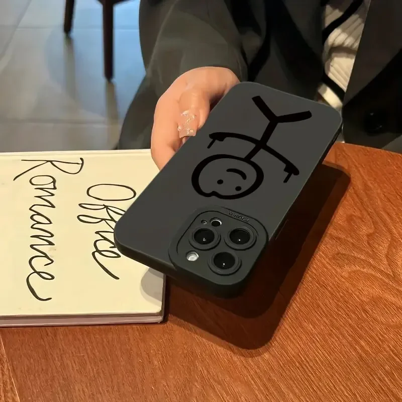 かわいい漫画マッチマン柄マットシリコン製スマホケース iPh - Phone Cases Xr Iphone のレビューと価格