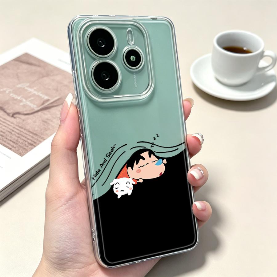 漫画のしんちゃんソフトフォンカバーケース Xiaomi Re - Phone Cases Xiaomi 15 のレビューと価格
