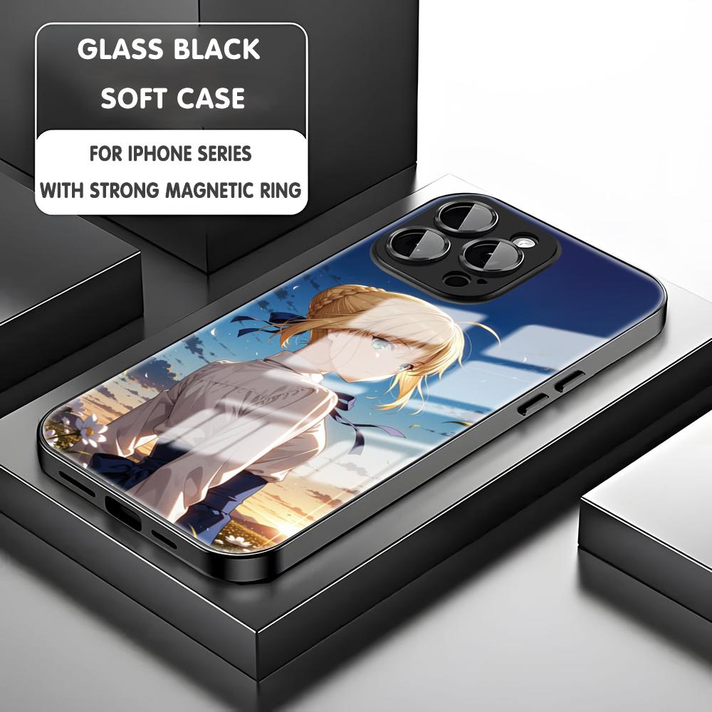 アニメ「Fate」Saberのスマホケース iPhone 1 - Phone Cases Xr Iphone のレビューと価格