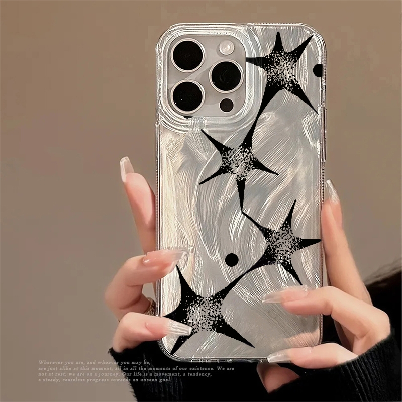 輝く星柄のおしゃれなスマホケース iPhone 17 16  - Phone Cases Xr Iphone のレビューと価格
