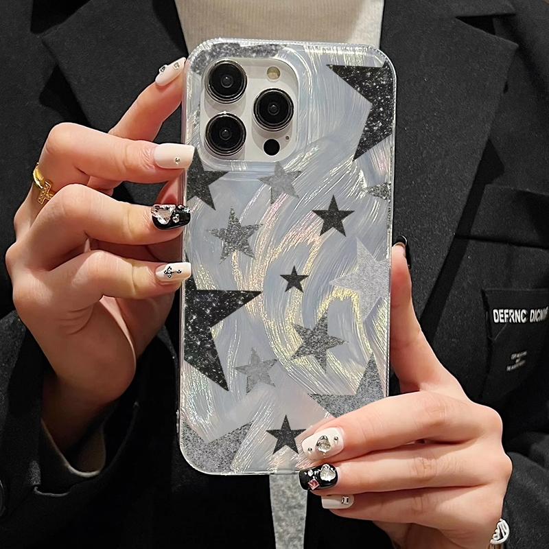 輝く星柄のおしゃれなスマホケース iPhone 17 16  - Phone Cases Xr Iphone のレビューと価格