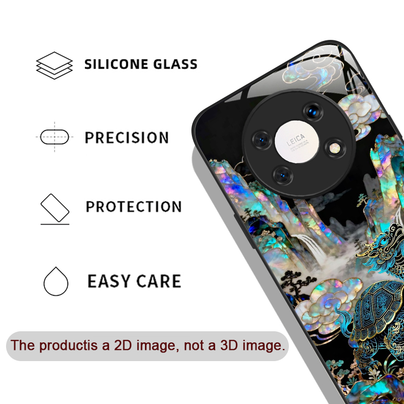 スタイリッシュなドラゴンレオパード大理石テクスチャ強化ガラス - Phone Cases Xiaomi 15 のレビューと価格